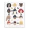 Stupell Industries All Welcome Here Child Portraits Wall Art